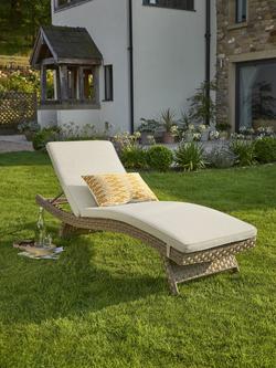KETTLER Charlbury Sun Lounger, Natural - view 2, Natural