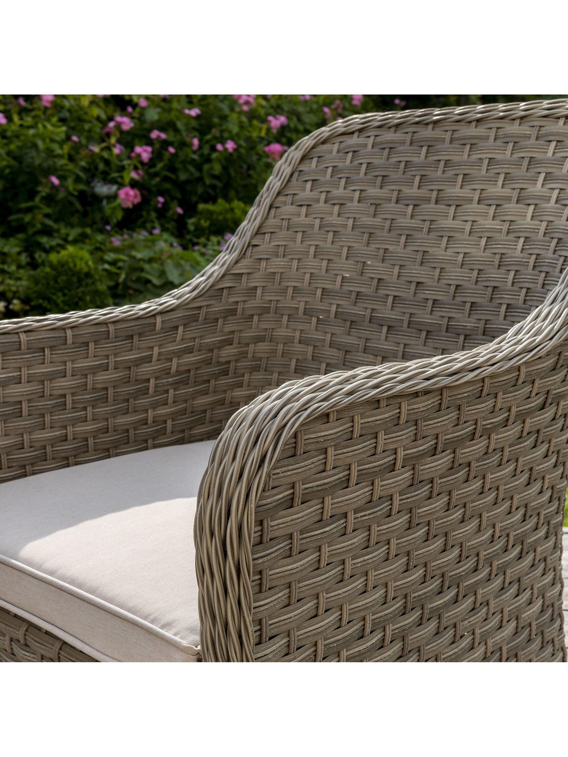 KETTLER Charlbury Garden Dining Chair Set of 2 Natural