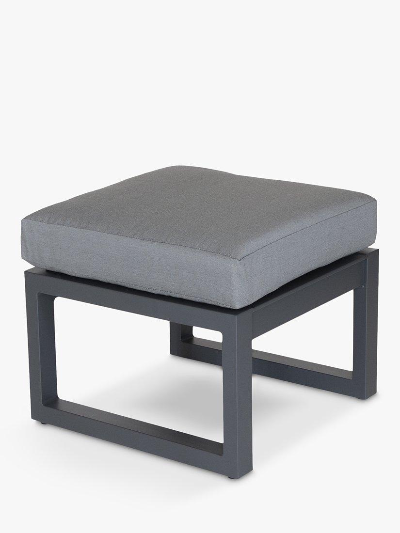 KETTLER Elba Grande Garden Footstool, Grey