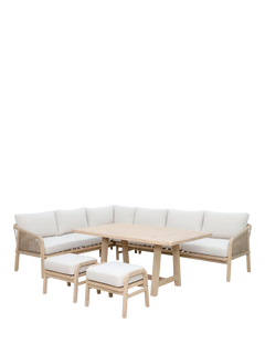 KETTLER Cora 6-Seater Corner Garden Lounging Set, FSC