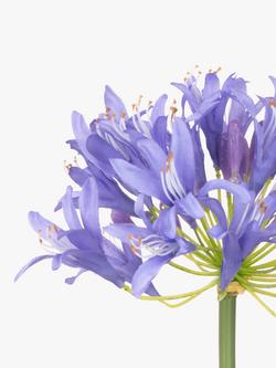 Floralsilk Artificial Large Agapanthus, Purple - view 2, Purple