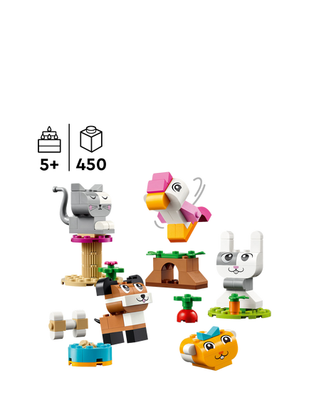 LEGO Classic Creative Pets Animal Toys with Bricks 11034 - view 2, Multi