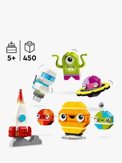 LEGO Classic Creative Space Planets with Toy Rocket 11037 - view 2, Multi