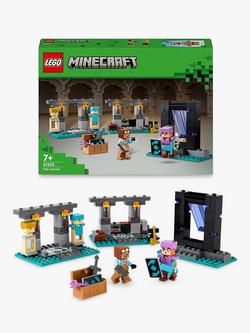 LEGO Minecraft The Armoury Toy with Character Figures 21252, Multi