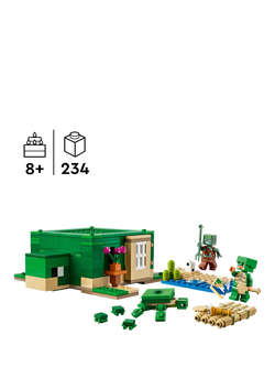 LEGO Minecraft 21254 The Turtle Beach House - view 2, Multi