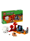 LEGO Minecraft The Nether Portal Ambush Building Toy 21255