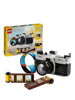 LEGO Creator 3in1 Retro Camera Toy for Girls and Boys 31147, Multi