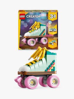 LEGO Creator 3in1 Retro Roller Skate & Toy Skateboard 31148, Multi