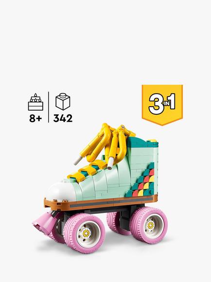 LEGO Creator 3in1 Retro Roller Skate & Toy Skateboard 31148 - view 2, Multi