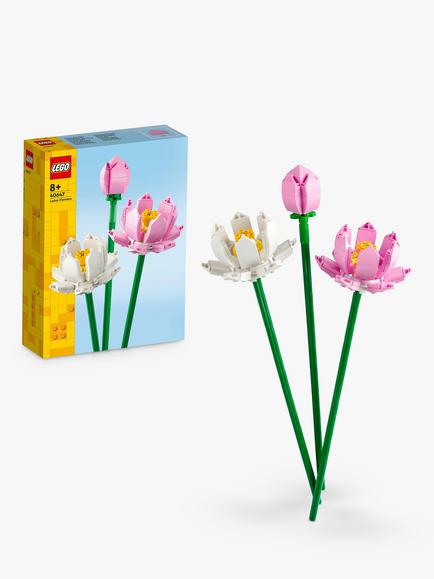 LEGO Botanicals 40647 Lotus Flowers Bouquet Building Set, Multi