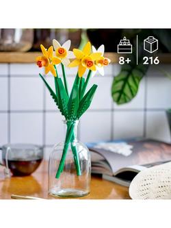LEGO Botanicals Daffodils Artificial Faux Flowers Set 40747 - view 2, Multi