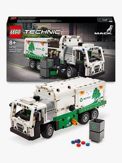 LEGO Technic Mack LR Electric Garbage Truck Toy 42167, Multi