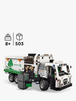LEGO Technic Mack LR Electric Garbage Truck Toy 42167 - view 2, Multi
