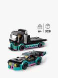 LEGO City 60406 Race Car and Car Carrier Truck