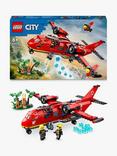 LEGO City Fire Rescue Plane Toy for Kids Aged 6 Plus 60413