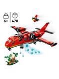LEGO City Fire Rescue Plane Toy for Kids Aged 6 Plus 60413