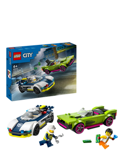 LEGO City 60415 Police Car Muscle Car Chase, Multi