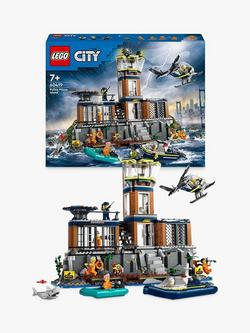 LEGO City Police Prison Island with Helicopter Toy 60419, Multi