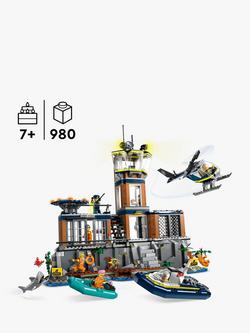 LEGO City Police Prison Island with Helicopter Toy 60419 - view 2, Multi