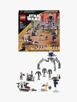 LEGO Star Wars 75372 Clone Trooper™ & Battle Droid™ Battle Pack, Multi