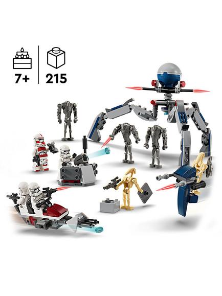 LEGO Star Wars 75372 Clone Trooper™ & Battle Droid™ Battle Pack - view 2, Multi