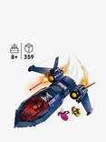 LEGO Marvel X-Men X-Jet Buildable Toy Plane Model Set 76281