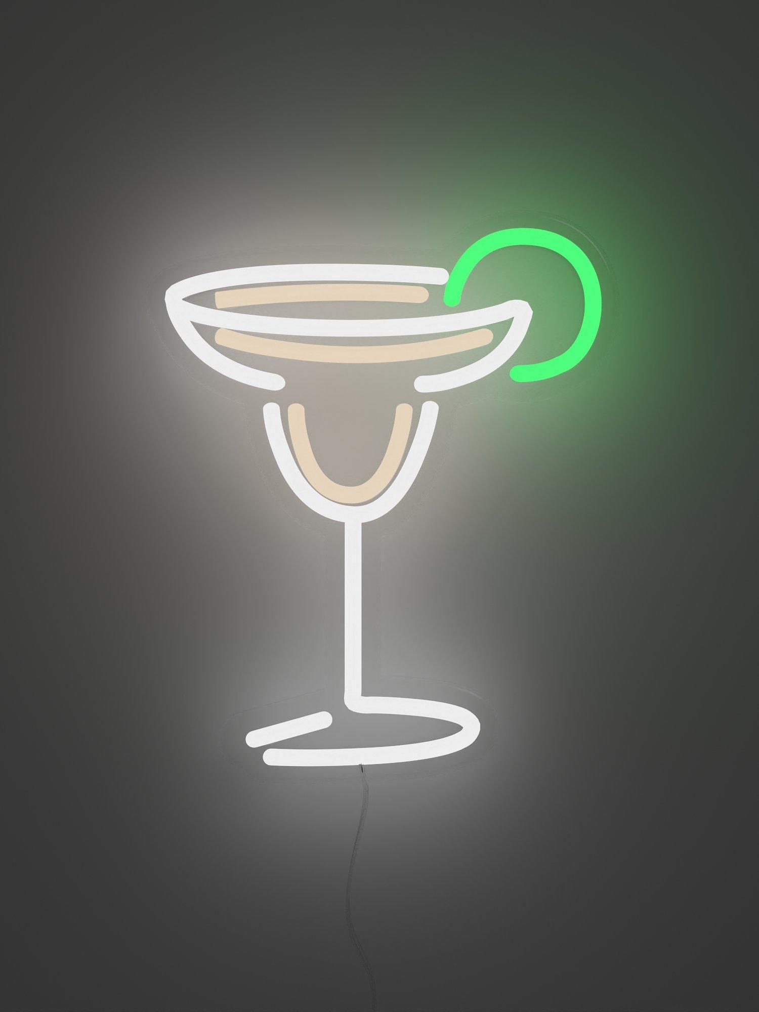 Yellowpop Icon Spicy Margarita LED Neon Sign, Multi