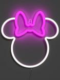 Yellowpop Disney Minnie Ears LED Neon Sign, White/Pink