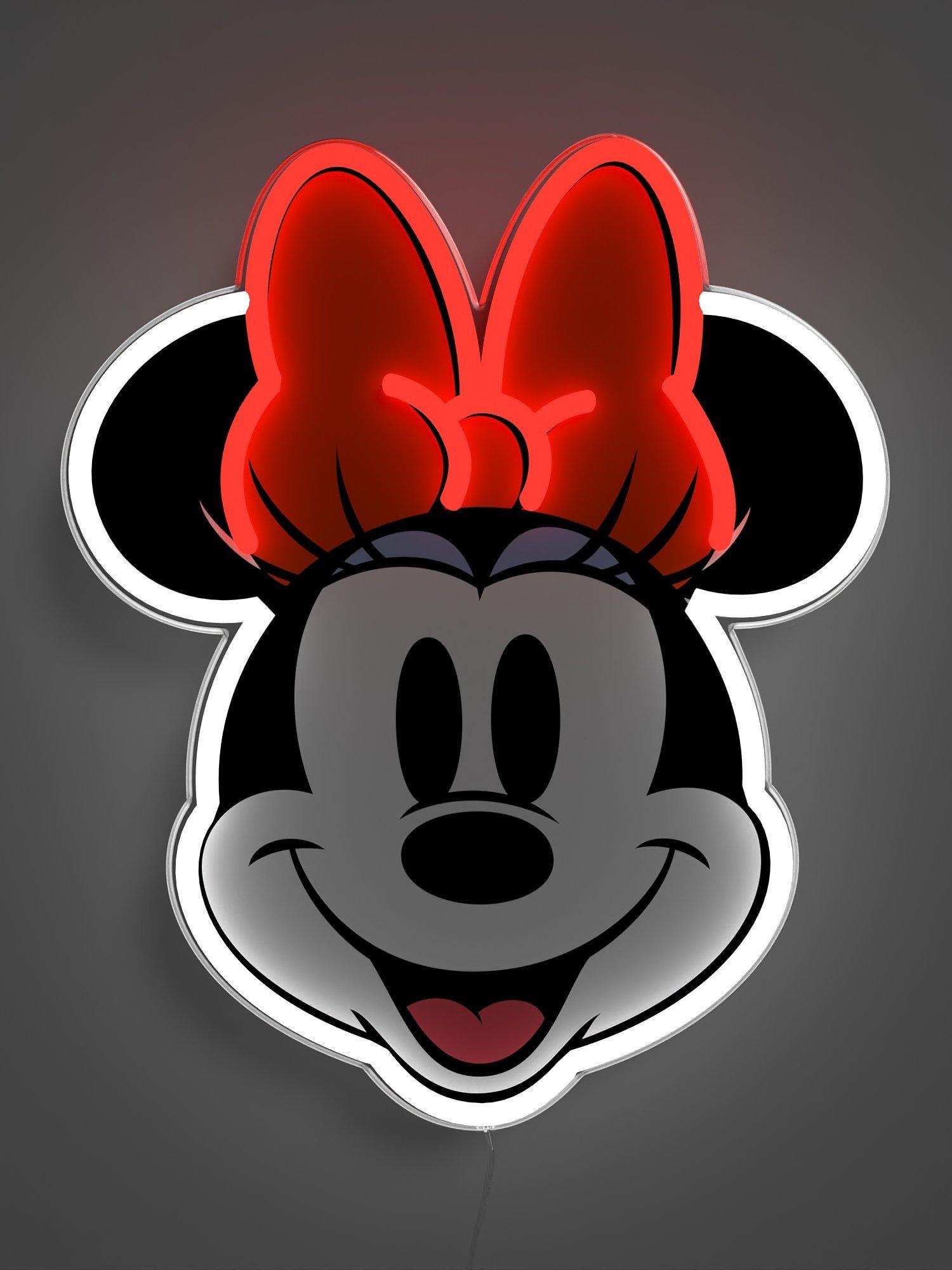 Yellowpop Minnie LED Neon Sign, White