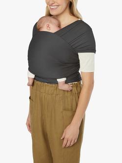 Ergobaby Aura Baby Carrier Wrap, Soft Black