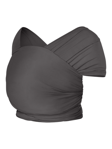 Ergobaby Aura Baby Carrier Wrap, Soft Black