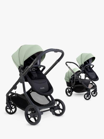 iCandy Orange 4 Pushchair, Carrycot & Rain Cover Bundle Pack, Pistachio