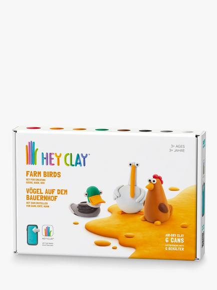 TOMY Hey Clay Farm Birds Craft Kit, Multi
