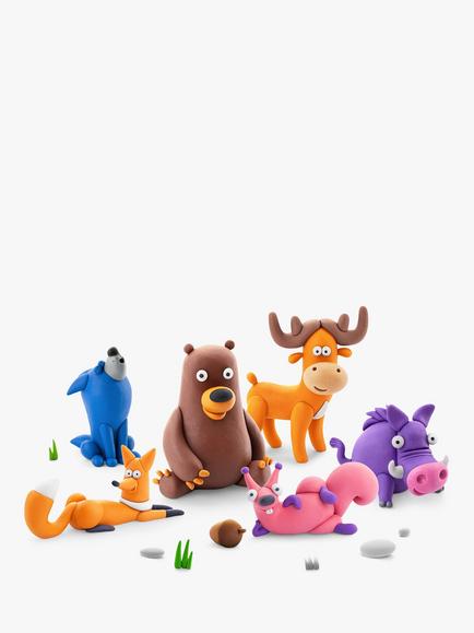 TOMY Hey Clay Forest Animals Large Craft Kit, Multi