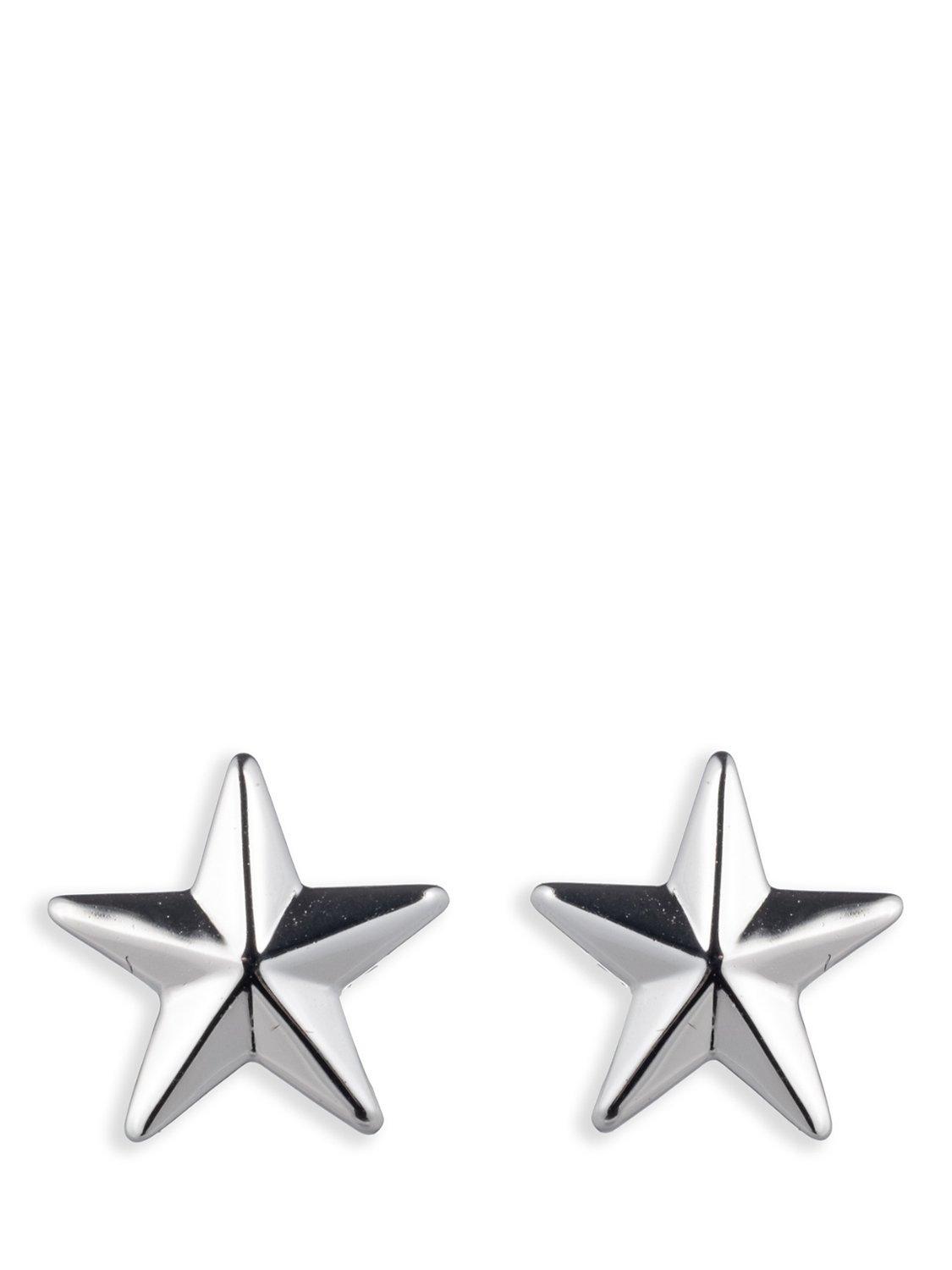 Lauren Ralph Lauren Sterling Silver Star Stud Earrings, Silver