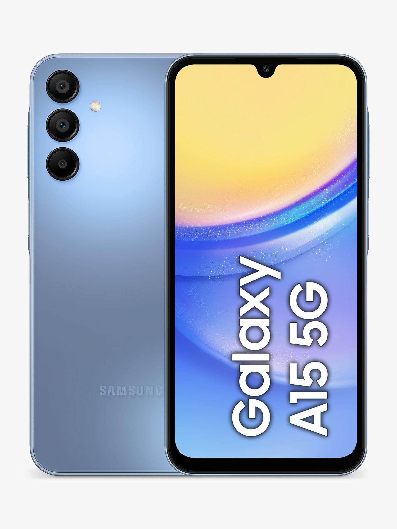 Samsung Galaxy A15 5G Smartphone, Android, 6.5”, 4GB RAM, 5G, SIM Free, 128GB, Blue