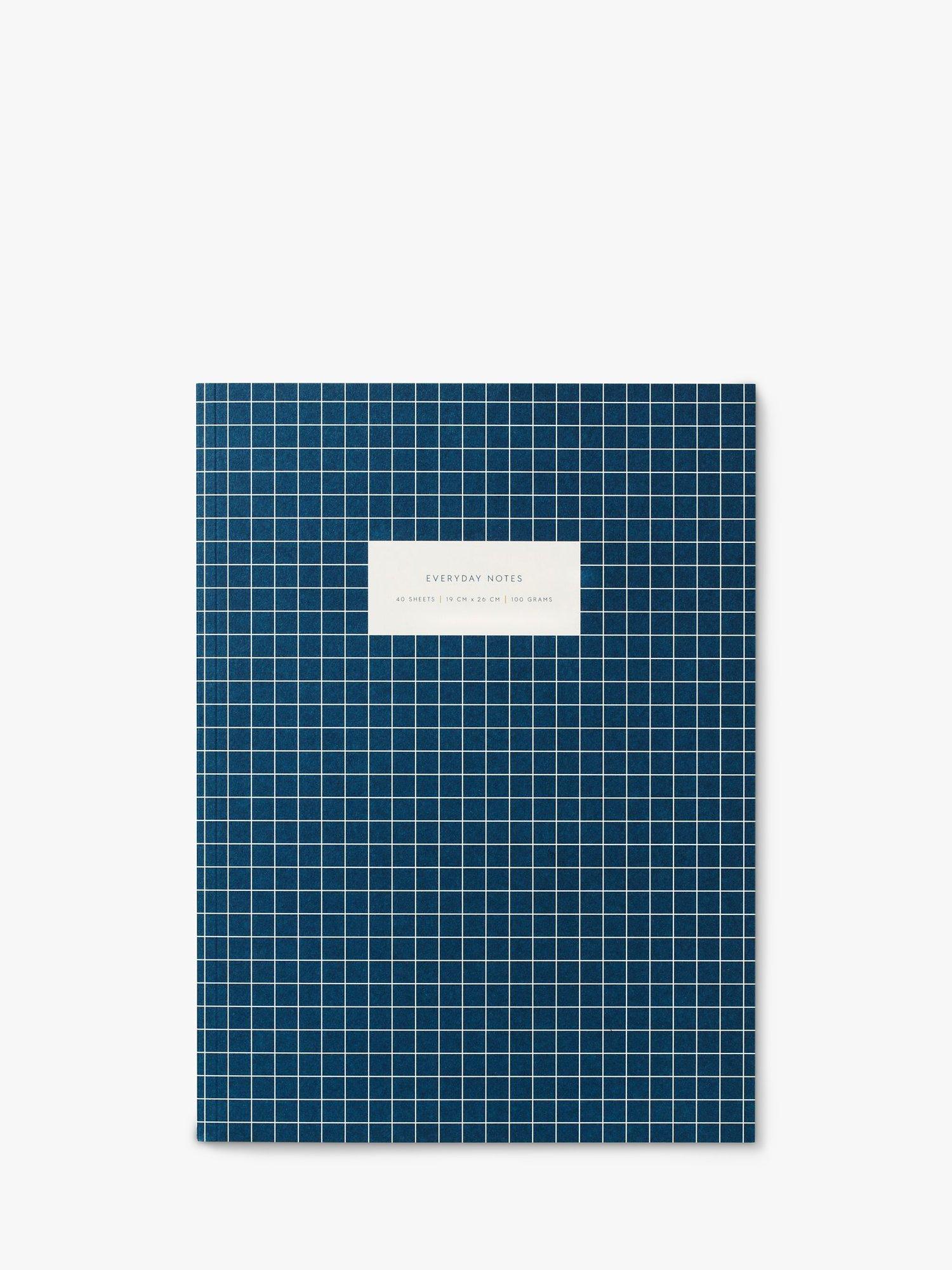 Kartotek Copenhagen Check Notebook, Navy