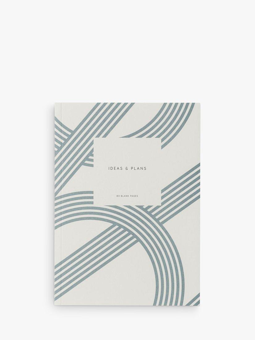 Kartotek Copenhagen A5 Lines Notebook, Dusty Blue