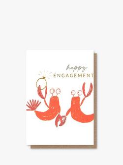 Caroline Gardner Lobsters Engagement Card, Multi