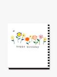 Caroline Gardner Flowers & Balloons Birthday Card