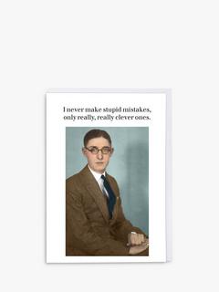 Cath Tate Cards Clever Mistakes Greeting Card
