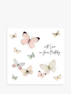 Five Dollar Shake Love Butterflies Birthday Card, Multi