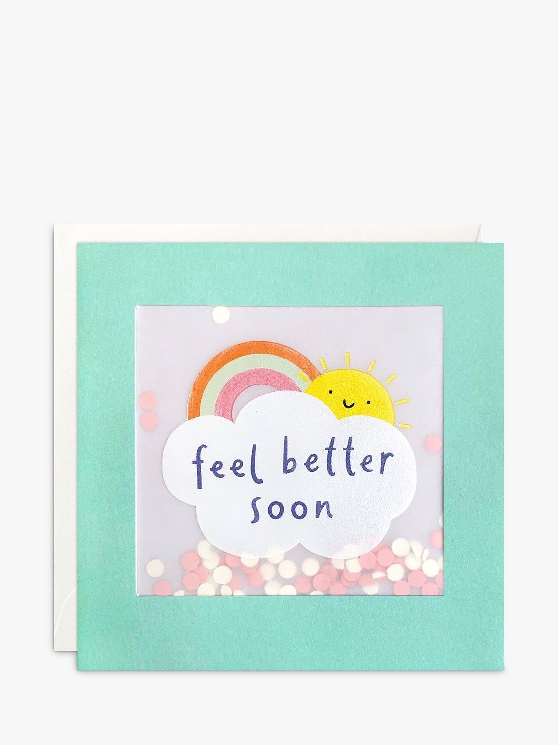 James Ellis Stevens Feel Better Rainbow Shakies Greeting Card