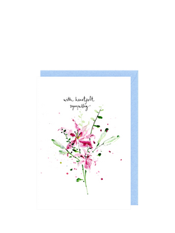 Louise Mulgrew Designs With Heartfelt Sympathy Card, Multi