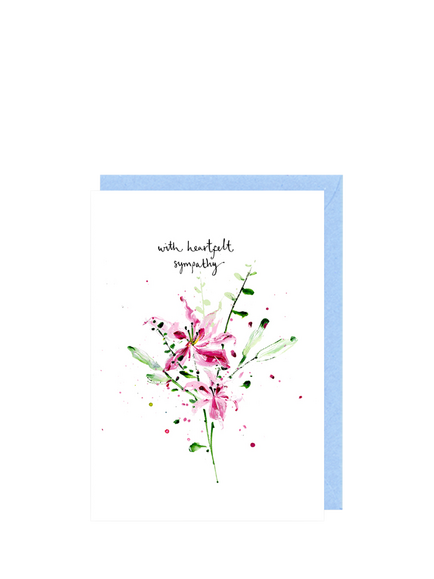 Louise Mulgrew Designs With Heartfelt Sympathy Card, Multi