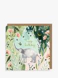 Louise Mulgrew Designs Elephant Happy Birthday Card