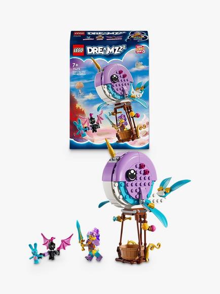 LEGO DREAMZzz 71472 Izzie's Narwhal Hot-Air Balloon, Multi