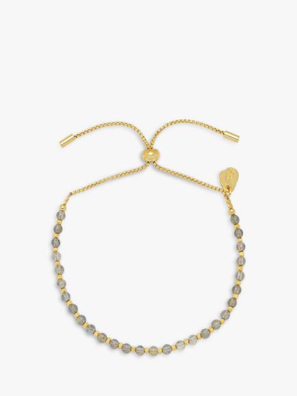 Estella Bartlett Amelia Labradorite Bracelet, Gold, Gold