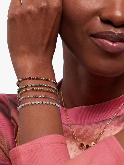 Estella Bartlett Amelia Labradorite Bracelet, Gold - view 2, Gold