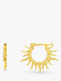 Estella Bartlett Sun Huggie Hoop Earrings, Gold, Gold